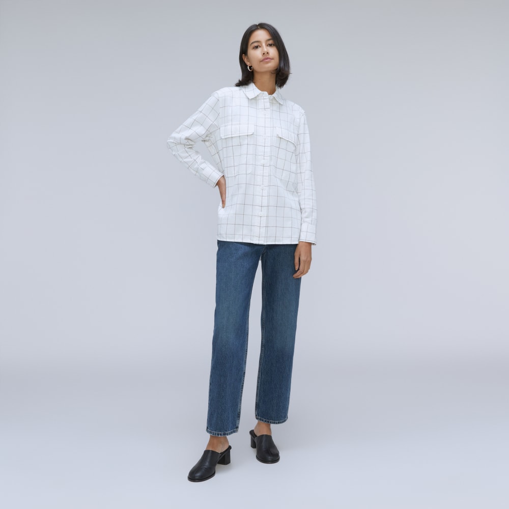 The Classic Cotton Flannel Shirt | Canvas Tan Plaid