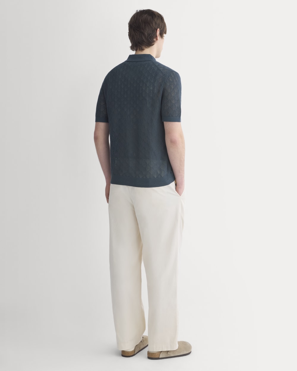 Open-Knit Resort Shirt | Midnight Navy