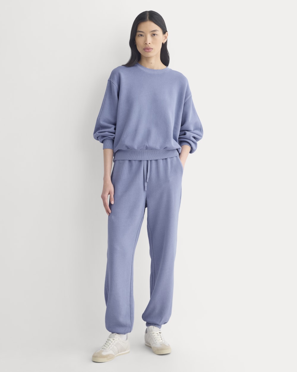 Lightweight Terry Blouson Crew | Velvet Morning