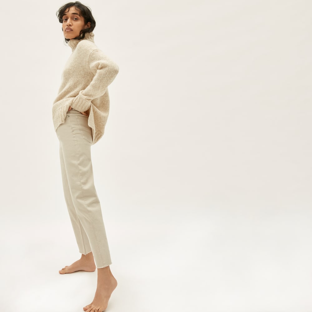 The Cloud Turtleneck | Heathered Ivory
