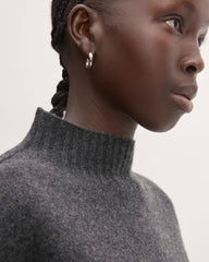 The Good Merino Wool Mockneck Sweater | Graphite