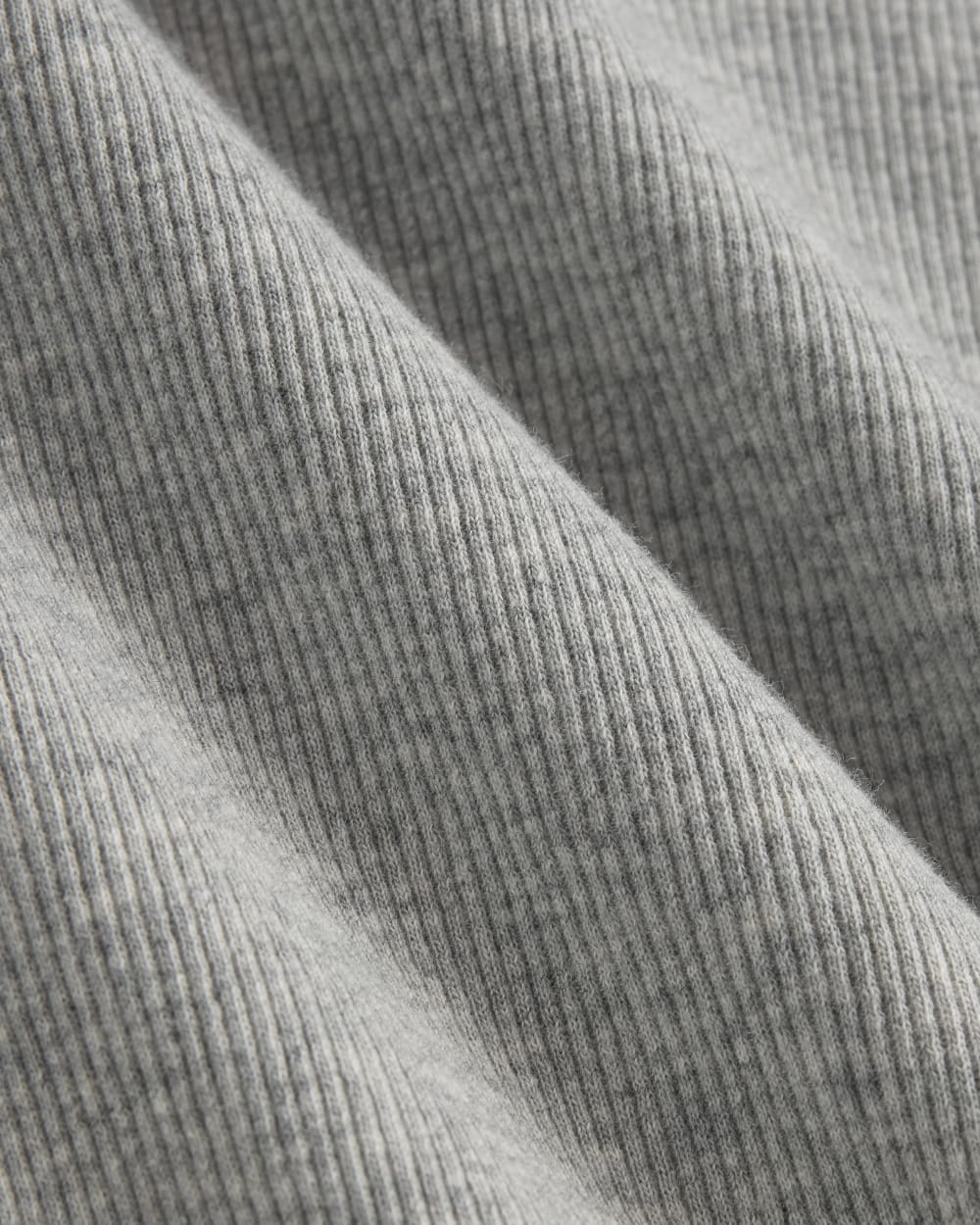 The Luxe Rib Long-Sleeve Crew | Washed Heathered Grey