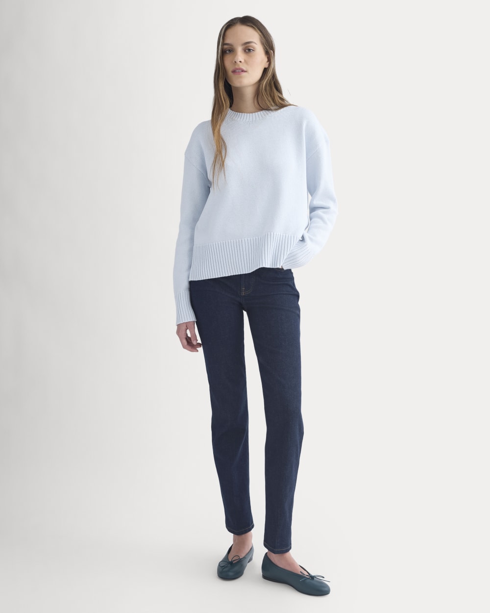 The Boxy Sweater in Everyday Cotton | Skywriting