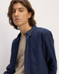 The Classic Shirt in Linen | Navy