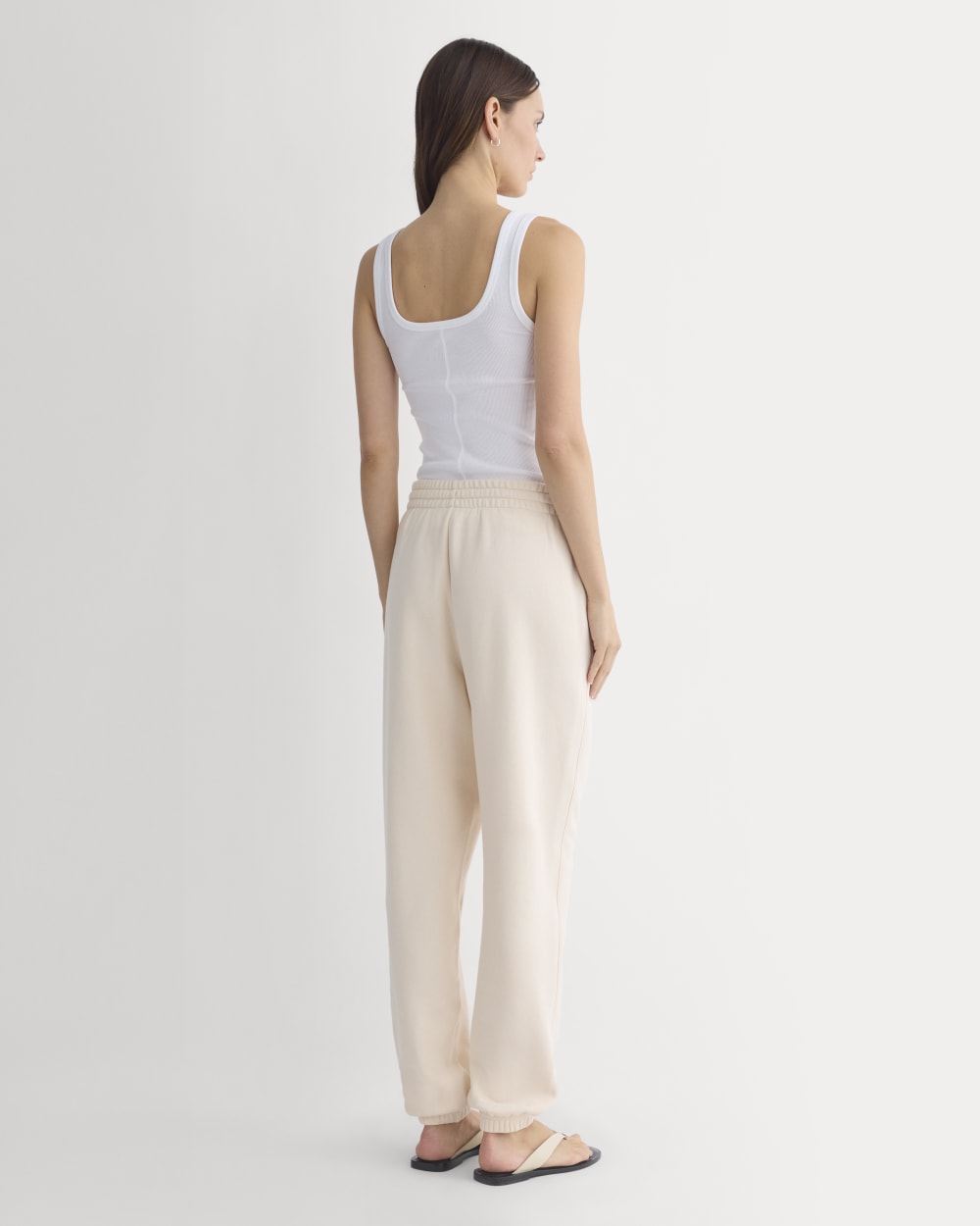 Lightweight Terry Jogger | Parchment