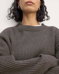 The Cocoon Crew in Everyday Cotton | Heathered Charcoal