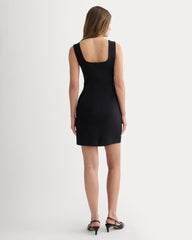 The Dream Square-Neck Dress | Black