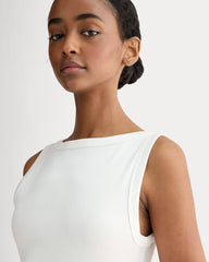 The Selfie Tank Dress | White