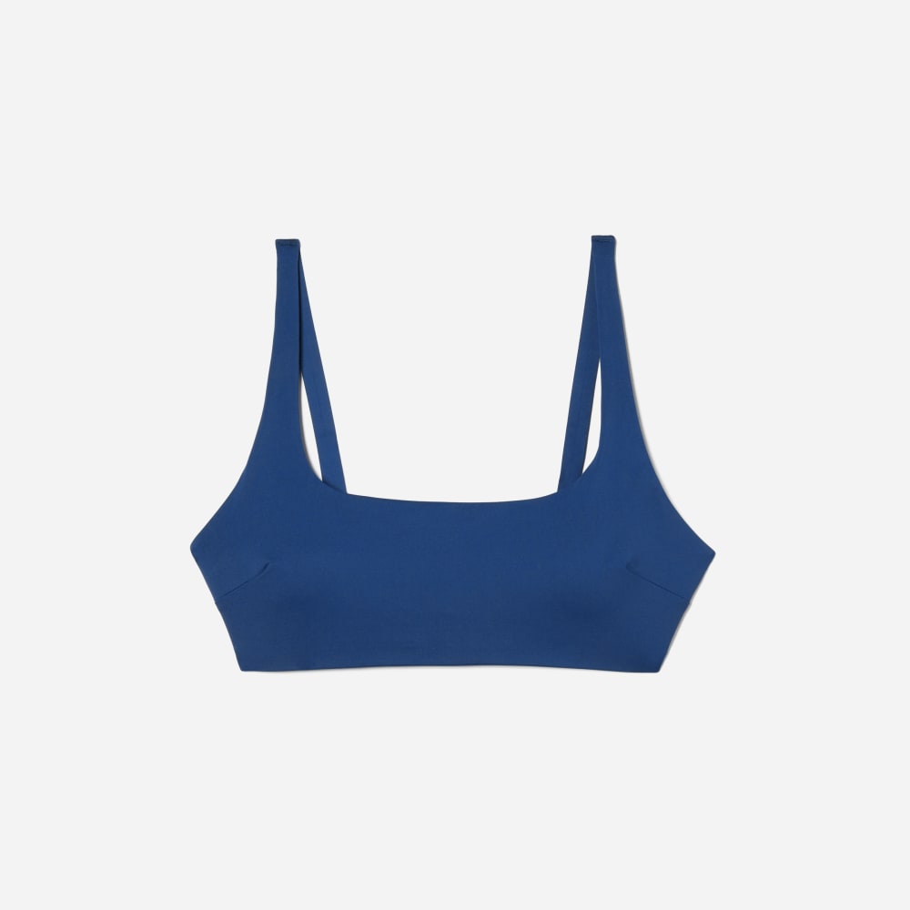 The Square-Neck Bikini Top | Blue Dusk