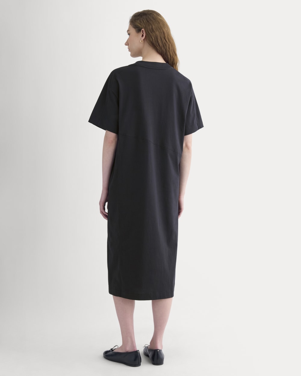 Weekend Tee Midi Dress | Black