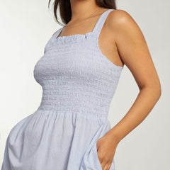 The Smock Dress | Bluebell Gingham