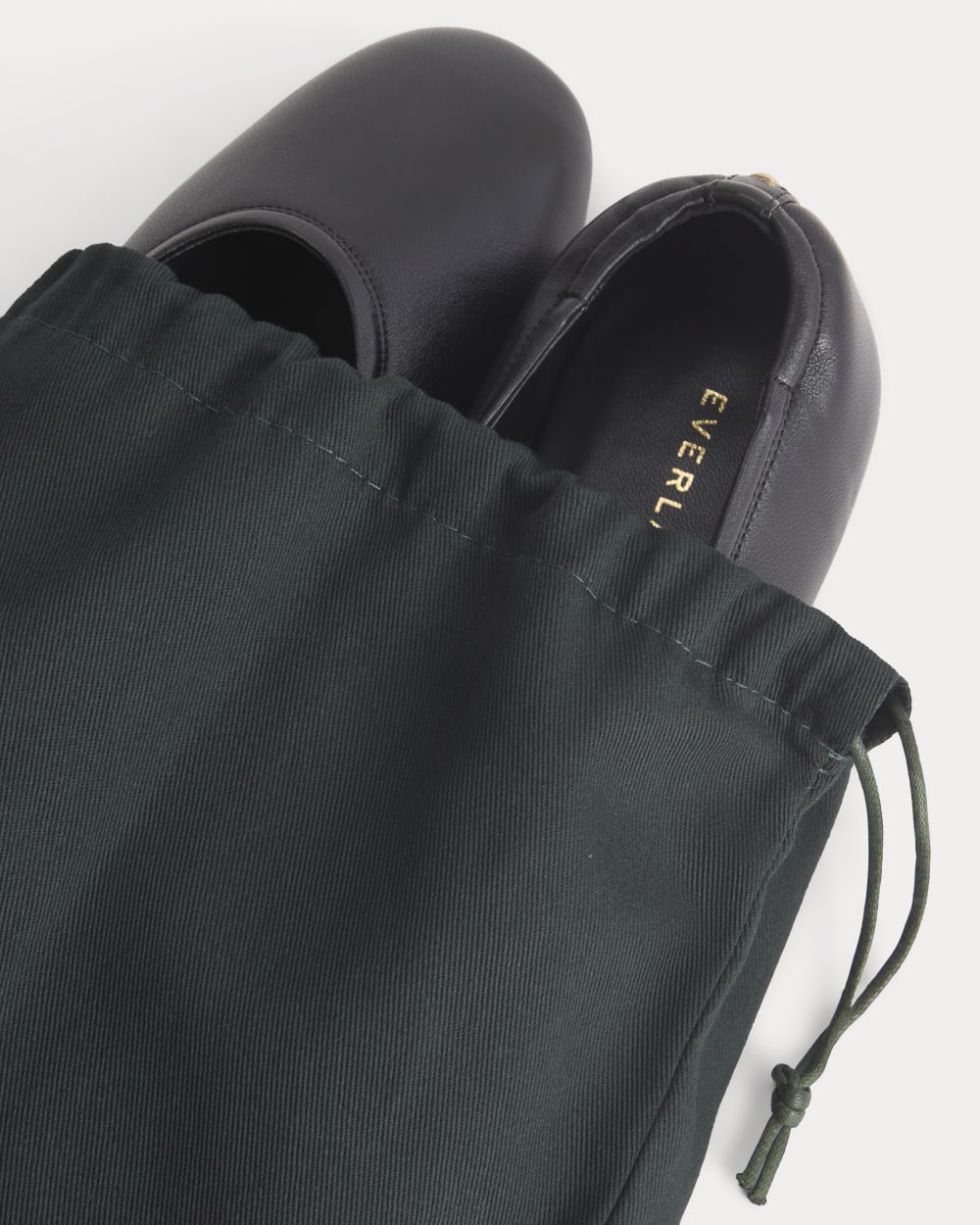Made in Italy Flat | Black Leather