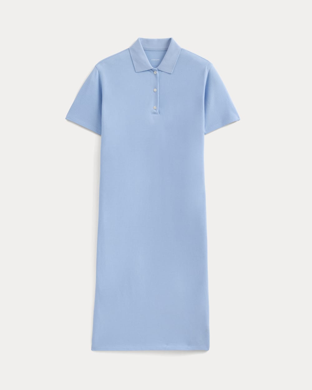 Pique Polo Short-Sleeve Dress | Open Air Blue
