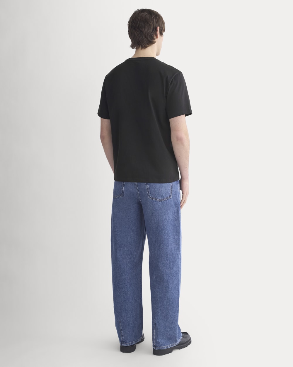 Archive Standard-Fit Cotton Crew | Black