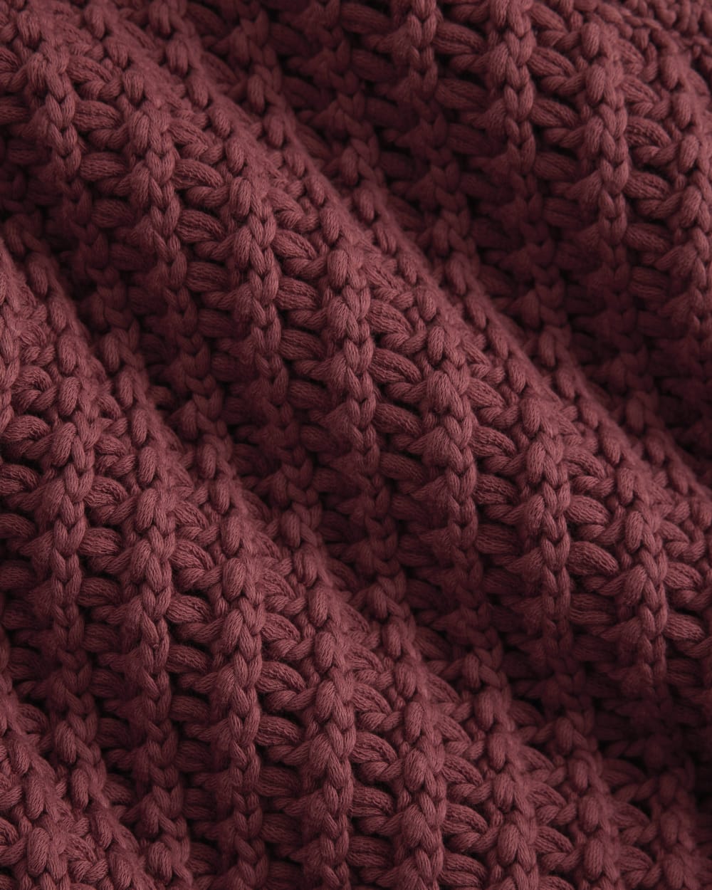 Open-Knit Crew in Elevated Cotton | Henna Red