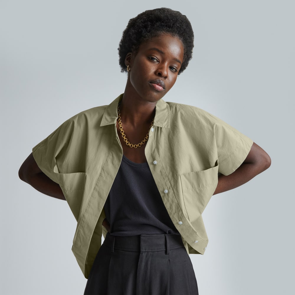 The Short-Sleeve Box Shirt | Seagrass