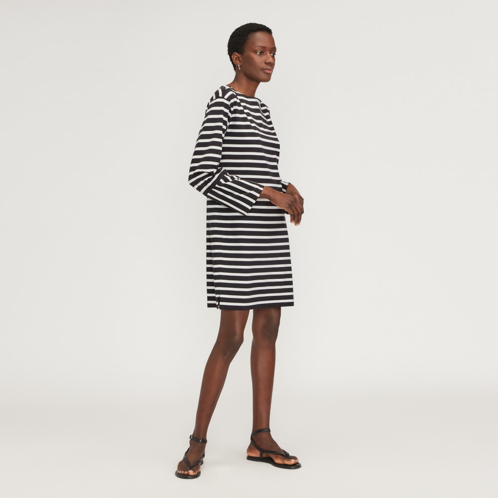 The Mariner Dress | Black / Canvas Tan