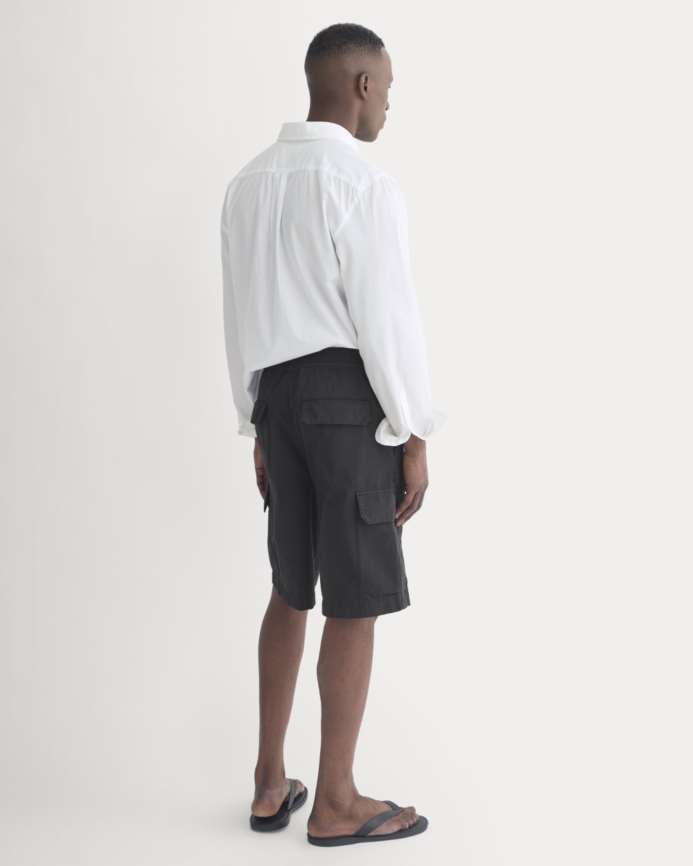 Pull-On Cargo Short | Black