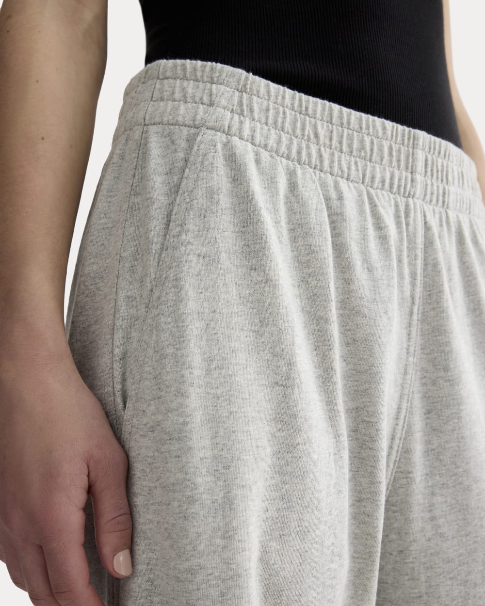 The Off-Duty Barrel Pant | Pale Heather Grey