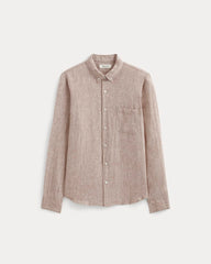 The Classic Shirt in Linen | Burlwood Chambray