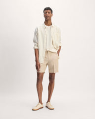 The 7" Linen Trouser Short | Cornstalk Chambray