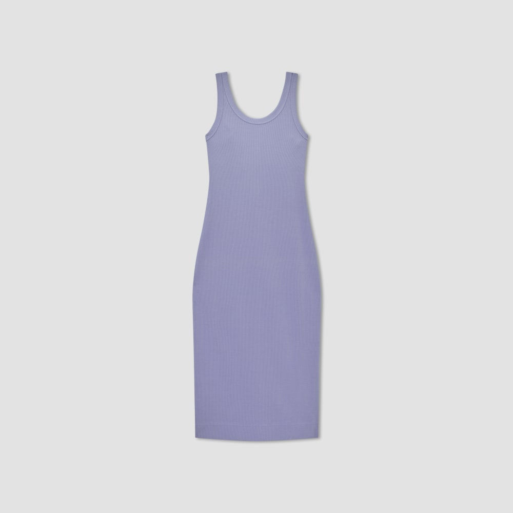 The '90s Rib Dress | Cornflower Blue