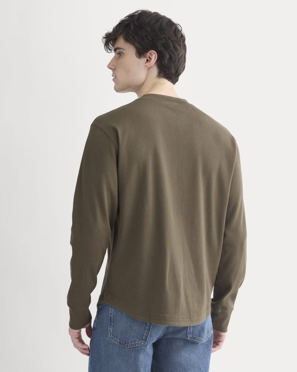 Vintage Rib Henley | Beech