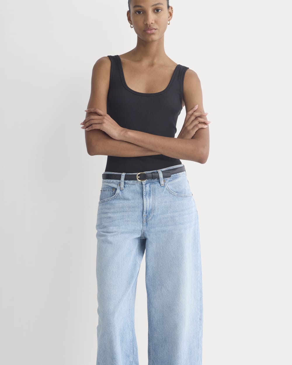 Loose Curve Jean | Light Indigo