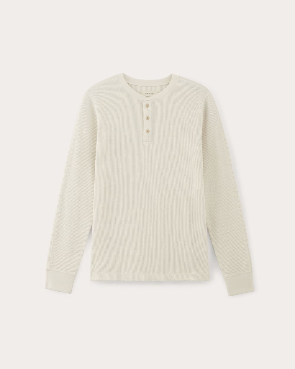 The Waffle Long-Sleeve Henley | Bone