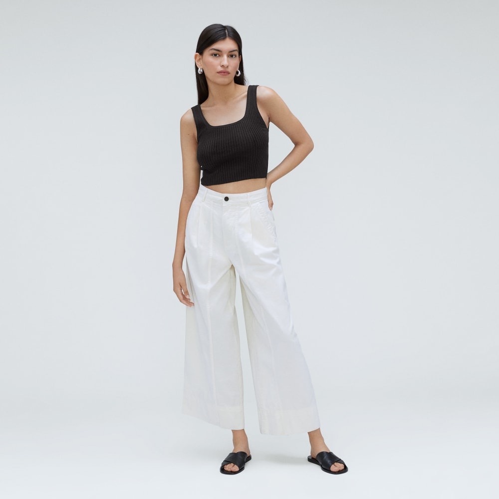 The Cotton-Merino Cami | Black