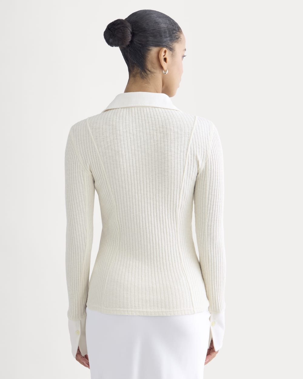 Cozy Rib Button-Up | Bone