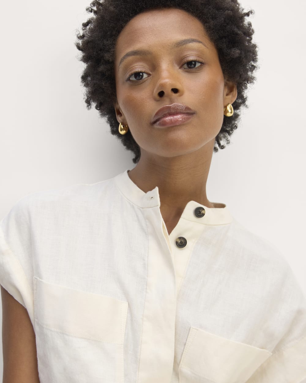 The Craft Dress in Linen | Bone