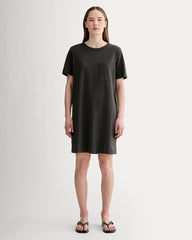 The Organic Cotton Weekend Tee Dress | Washed Black