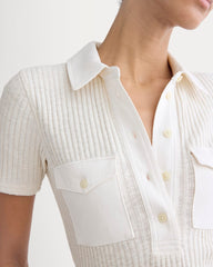 The Cozy Rib Polo | Bone