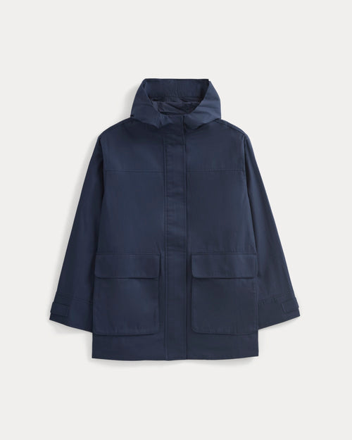 Hooded Field Jacket | Navy