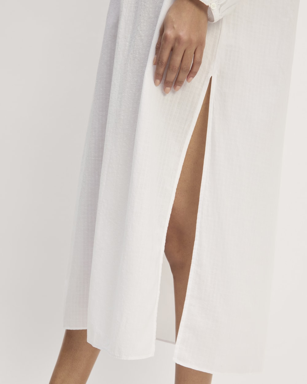 The Gauze Caftan Dress | White