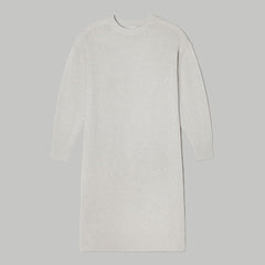 The Cashmere Midi Dress | Pale Heather Grey