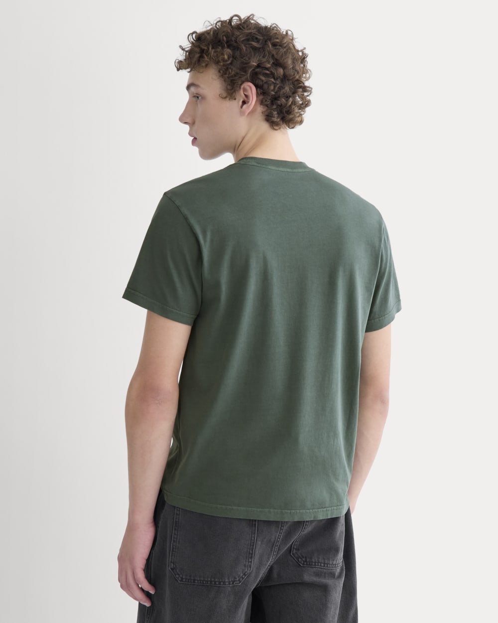 Everlane x Peace & Quiet Graphic Logo Tee | Pine