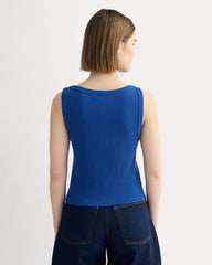 The Selfie Boatneck Tank | Bright Cobalt