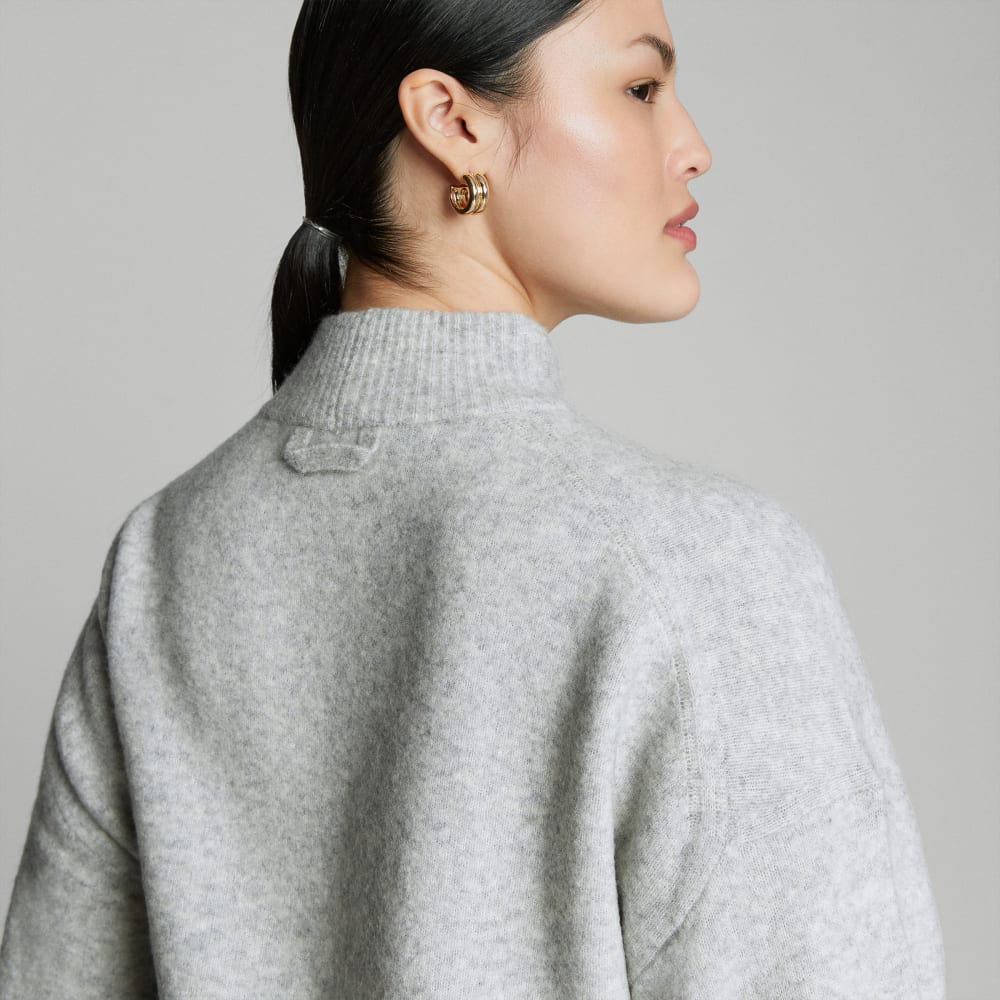 The Cozy-Stretch Pullover |  Heathered Grey