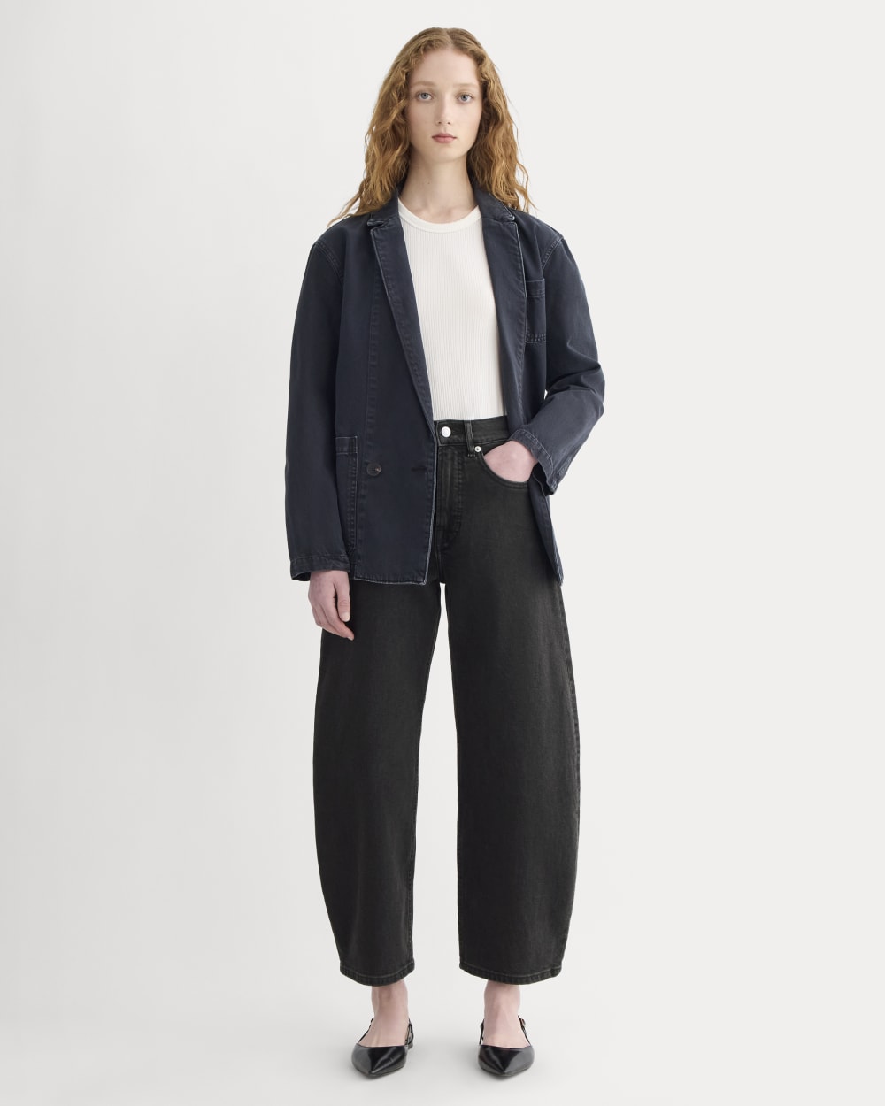 The Way-High® Curve Jean | Washed Black | 27" Inseam