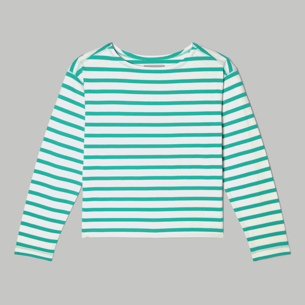 The Mariner Tee | Bright Jade / Canvas Tan