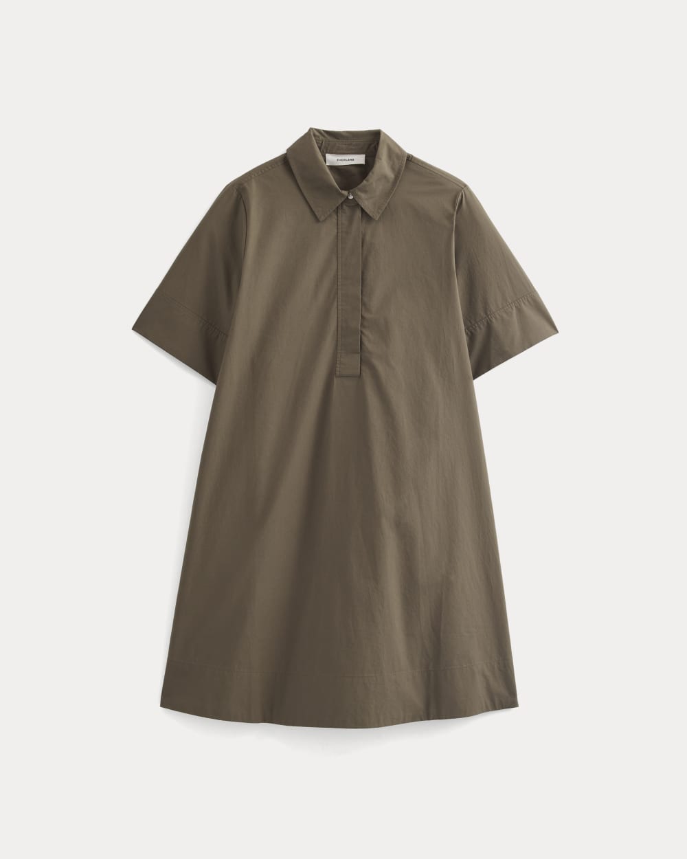 Popover Mini Shirtrdress in Ultrasoft Cotton | Beech
