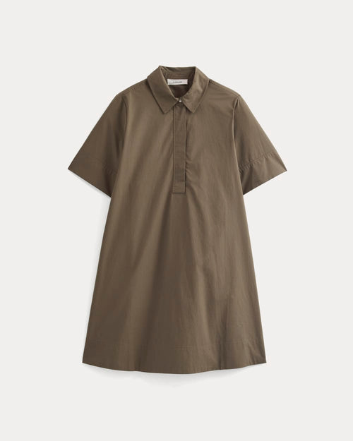 Popover Mini Shirtrdress in Ultrasoft Cotton | Beech