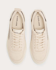 The Tread-Bare Sneaker | Natural Canvas / Black