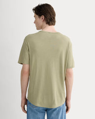 The Cotton Linen Tee | Eucalyptus
