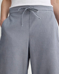 The Easy Barrel Pant | Dark Denim Pinstripe