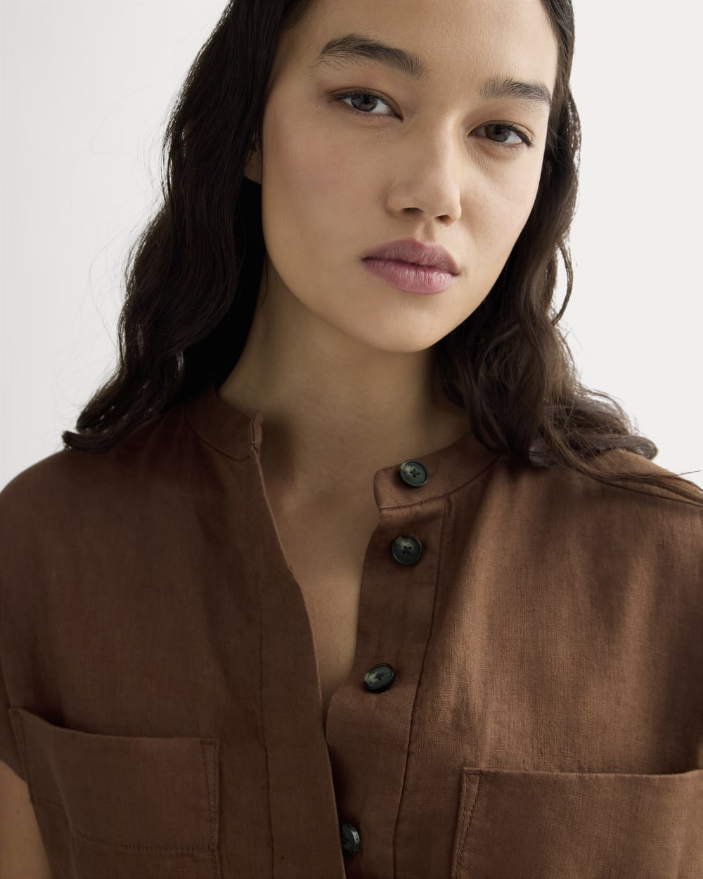 The Craft Dress in Linen | Cedarwood