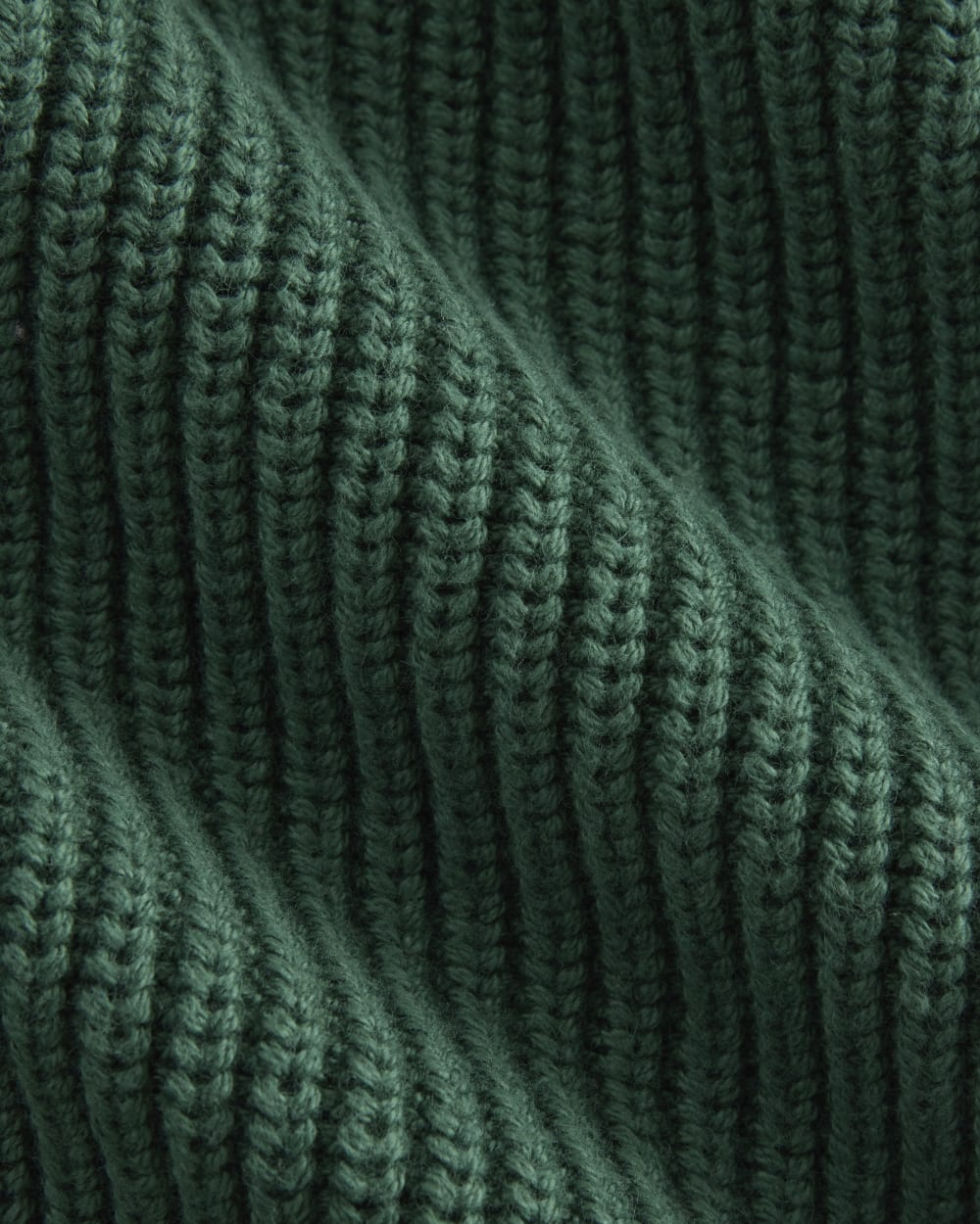 Ribbed V-Neck Vest in Everyday Cotton | Hunter Green