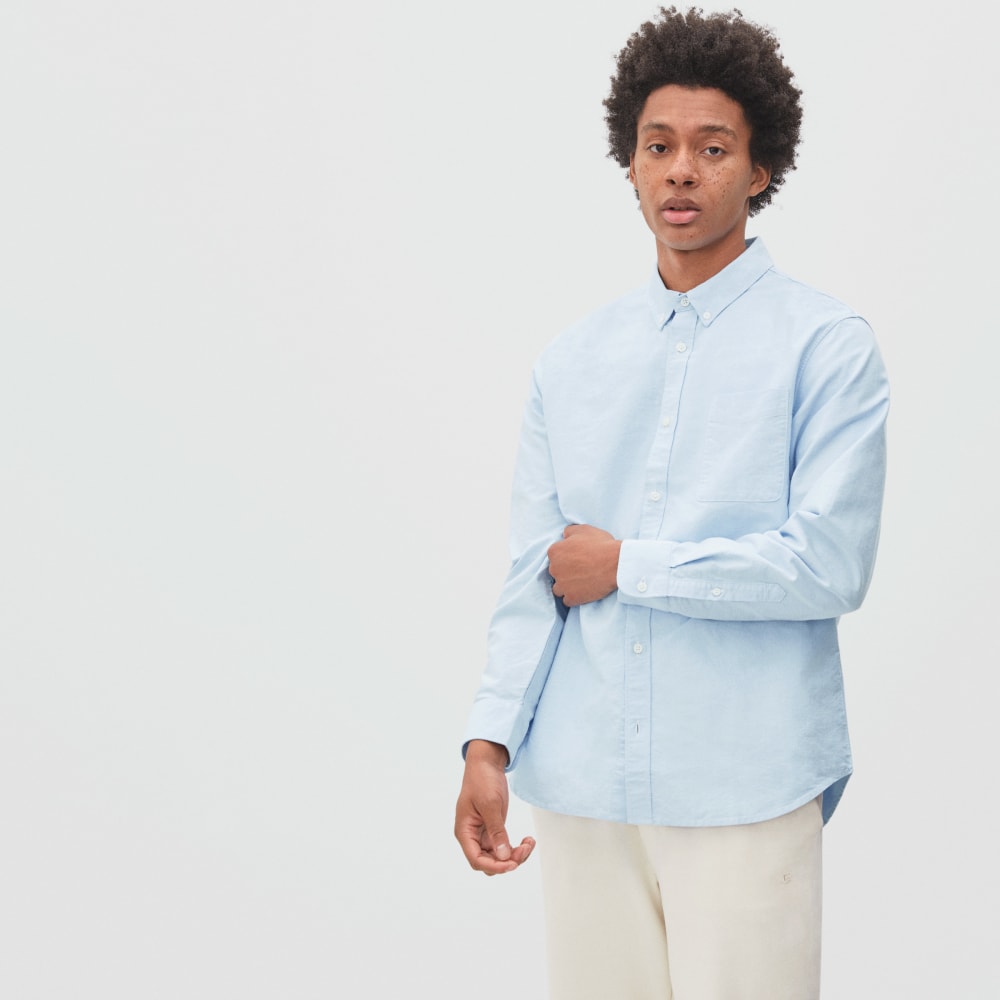 The Standard Fit Japanese Oxford Shirt | Uniform | Light Blue | Tall
